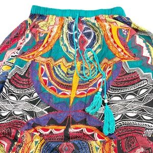 Angie Long Multicolor Skirt